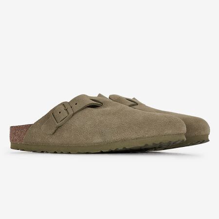BIRKENSTOCK boston BOSTON SUEDE FADED KHAKI KHAKI WOMEN