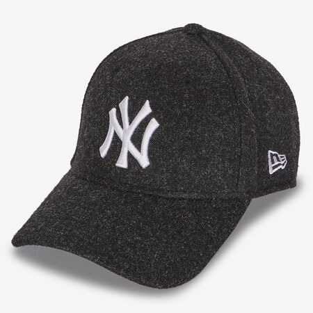 NEW ERA 9FORTY NY MELTON WOOL NOIR/BLANC HOMME