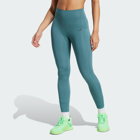 Optimé Stash 7/8 Leggings : Preloved Teal