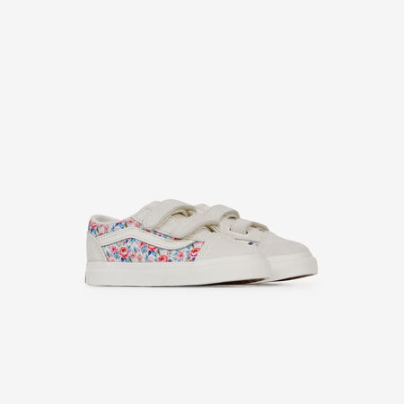 VANS old skool OLD SKOOL V FLORAL BEIGE/PINK BABIES