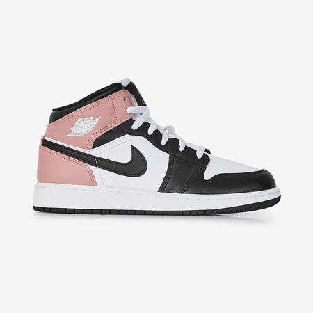 AIR JORDAN 1 MID : BLANC/ROSE