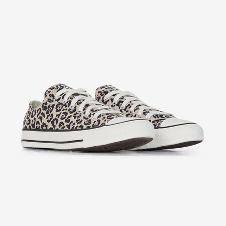 CONVERSE chuck taylor all star CHUCK TAYLOR ALL STAR OX LEOPARD BEIGE/NOIR JUNIOR