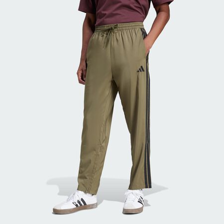 Pantalon Stanford droit 3 bandes Essentials : Olive Strata / Black