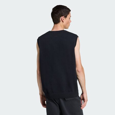 ADIDAS ORIGINALS Veste sans manches en maille Premium Essentials Black HOMME