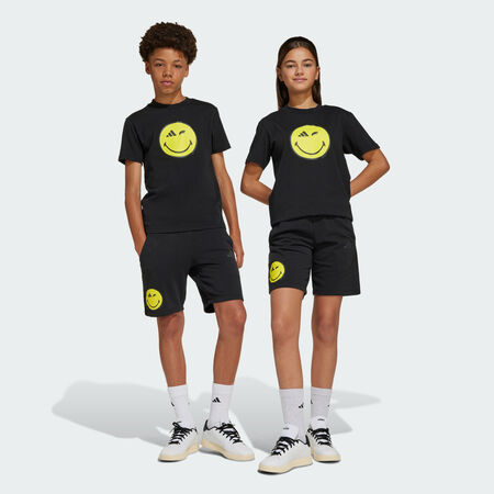 ADIDAS SPORTSWEAR Short adidas x Smileyworld Enfants Black / Bright Yellow JUNIOR