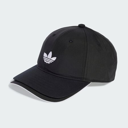 ADIDAS ORIGINALS Double Visor Cap Black / White UNISEX
