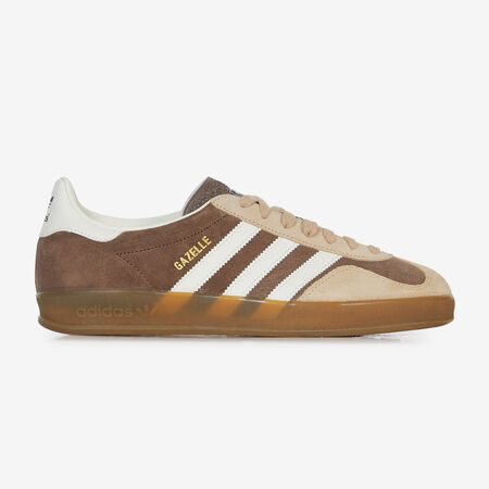 GAZELLE INDOOR : MARRON/BLANC