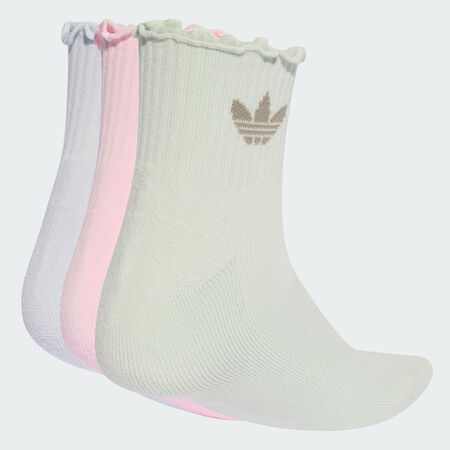 ADIDAS ORIGINALS Chaussettes à volants (3 paires) Clear Pink / Linen Green / Halo Blue MIXTE