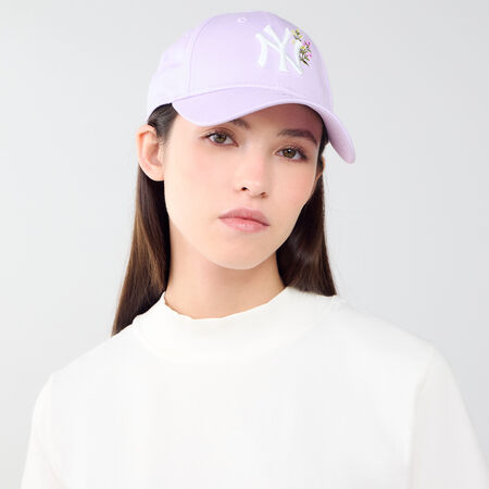 NEW ERA 9FORTY WOMEN NY FLORAL EMBROIDERY LIALC/WHITE WOMEN
