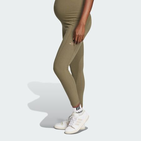 ADIDAS SPORTSWEAR Legging 7/8 taille haute côtelé (Maternité) Olive Strata FEMME