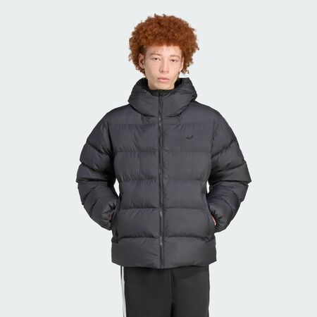 Doudoune à capuche ton sur ton : Black / Black / Black / Black