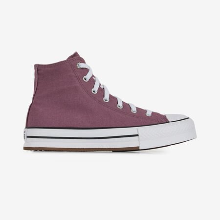 CONVERSE chuck taylor all star CHUCK TAYLOR ALL STAR EVA LIFT HI FLORAL VIOLET/BLANC JUNIOR