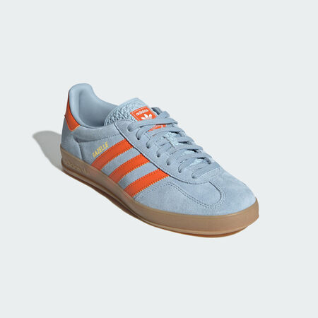 ADIDAS ORIGINALS gazelle Chaussure Gazelle Indoor Wonder Blue / Orange / Cloud White HOMME