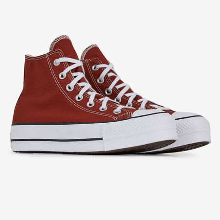 CONVERSE chuck taylor all star CHUCK TAYLOR ALL STAR LIFT HI RED WOMEN