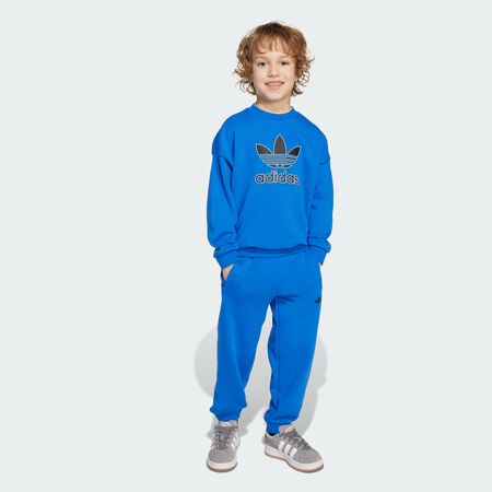 ADIDAS ORIGINALS Ensemble Crew Enfants Blue CADET