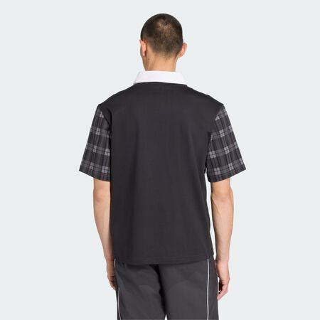 ADIDAS ORIGINALS Polo Tartan Regular Rugby Black HOMME