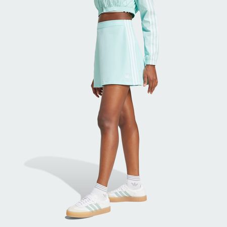 ADIDAS ORIGINALS Mini-jupe 3 bandes Adicolor Semi Flash Aqua FEMME