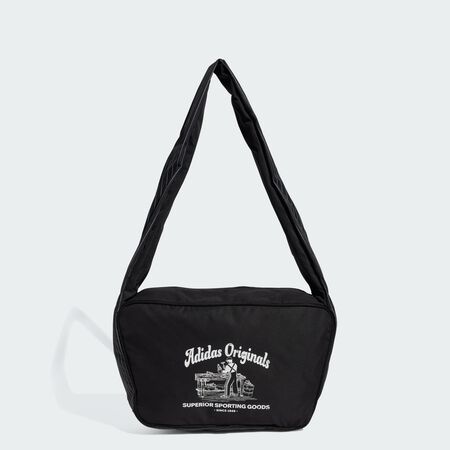 ADIDAS ORIGINALS Wabash Large Crossbody Bag Black UNISEX