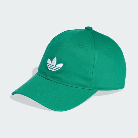 ADIDAS ORIGINALS Adicolor Classic Trefoil Baseball Cap Bold Green UNISEX