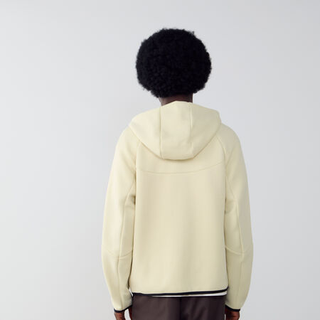 NIKE JACKET TECH FLEECE FZ BEIGE/NOIR HOMME