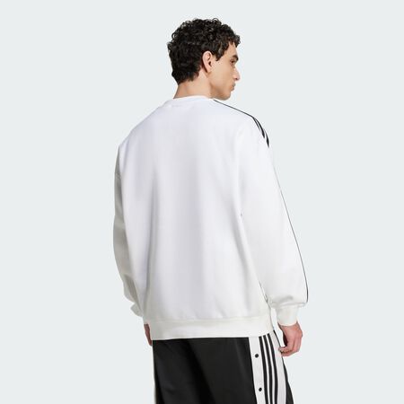 ADIDAS ORIGINALS Sweat-shirt ras-du-cou oversize Adicolor White / Black HOMME