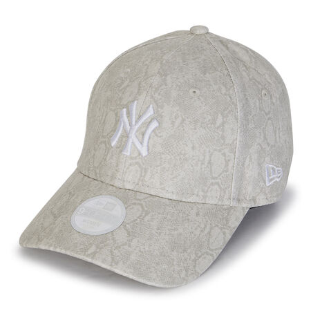 NEW ERA 9FORTY WOMEN NY SNAKE AOP BEIGE/BLANC FEMME