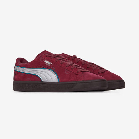 PUMA suede SUEDE x ONE PIECE BURGUNDY/BLACK JUNIOR