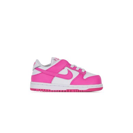DUNK LOW : WHITE/PINK