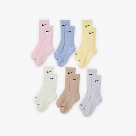 NIKE CHAUSSETTES X6 CUSHION CREW ROSE/BEIGE HOMME