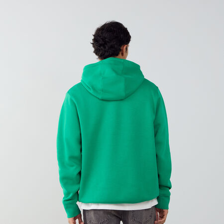 NIKE HOODIE CLUB SMALL LOGO GREEN/WHITE MEN
