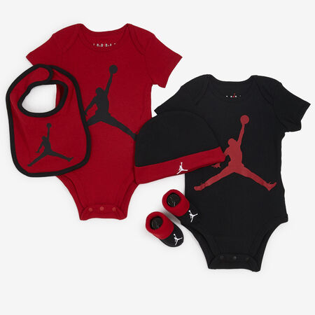 JORDAN 5 PC SET JORDAN CORE ROUGE BÉBÉ
