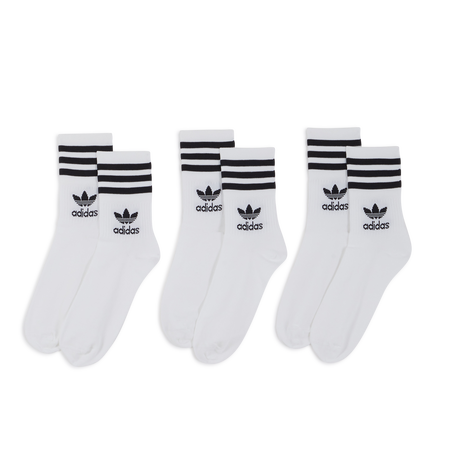 ADIDAS ORIGINALS CHAUSSETTES X3 MID CUT BLANC HOMME