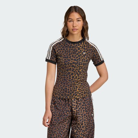 ADIDAS ORIGINALS T-shirt léopard Cali Multicolor FEMME