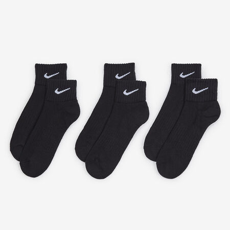 NIKE CHAUSSETTES X3 ANKLE NOIR/BLANC HOMME
