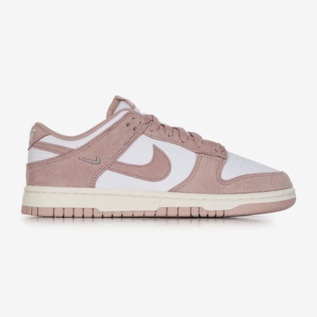 NIKE dunk DUNK LOW SUEDE MINI SWOOSH ROSE FEMME