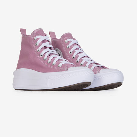 CONVERSE CHUCK TAYLOR ALL STAR MOVE HI PINK/WHITE JUNIOR