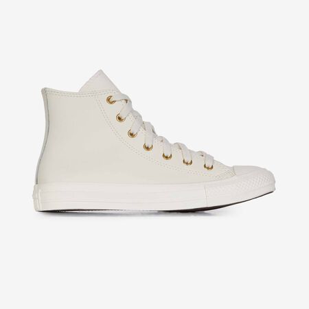 CHUCK TAYLOR ALL STAR HI LEATHER : BEIGE/OR