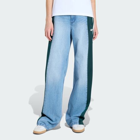 ADIDAS ORIGINALS Pantalon adidas Originals Athletic Dept Denim Firebird Light Blue / Aurora Ivy FEMME