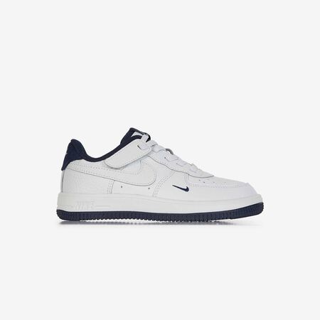 AIR FORCE 1 LOW CF MINI SWOOSH : WHITE/BLUE