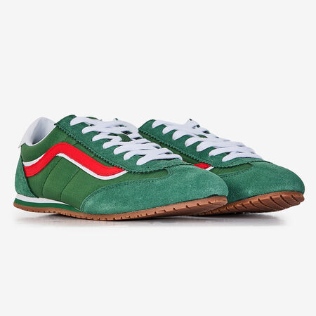 VANS SUPER LOWPRO GREEN/RED MEN