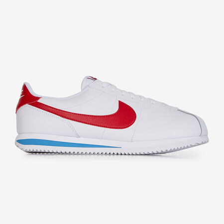 CORTEZ LEATHER OG : WHITE/RED