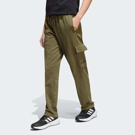 ADIDAS SPORTSWEAR Pantalon cargo Essentials Olive Strata / Black JUNIOR