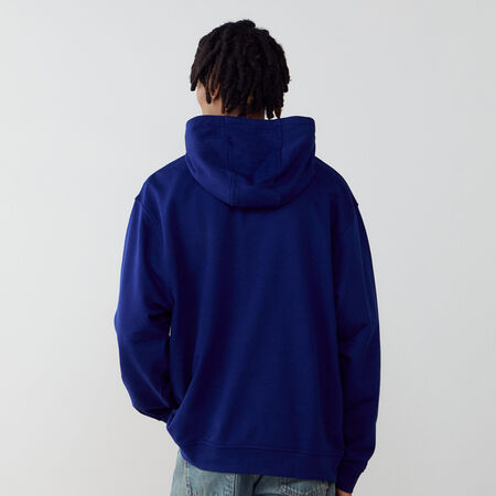 JORDAN HOODIE CENTERED LOGO DRI-FIT NAVY BLUE/BLACK MEN
