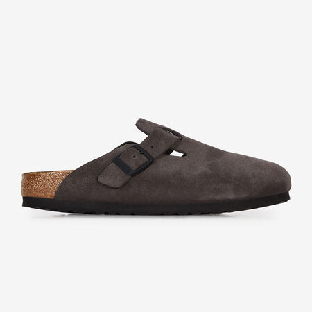 BIRKENSTOCK boston BOSTON SUEDE VELVET GRAY GRIS FEMME