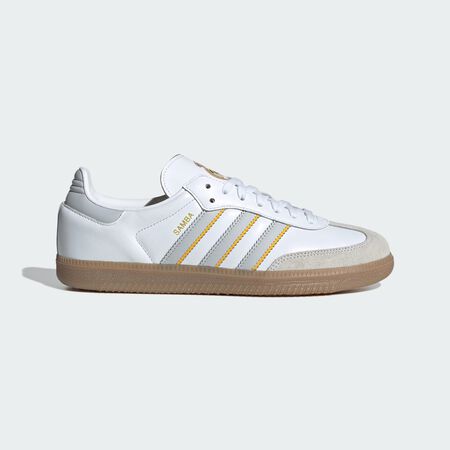 ADIDAS ORIGINALS samba Chaussure Samba Manchester United Cloud White / Light Solid Grey / Gum MIXTE