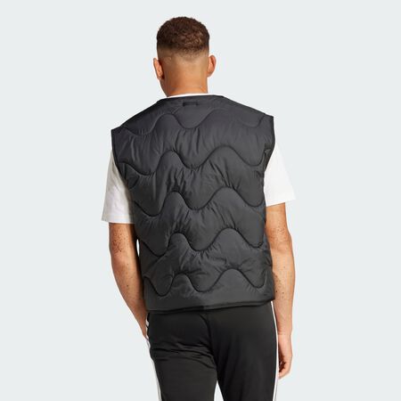 ADIDAS SPORTSWEAR Veste sans manches légère isolante Nuganic Black HOMME