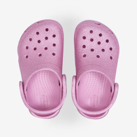 CROCS CLASSIC CLOG GLITTER ROSE BÉBÉ