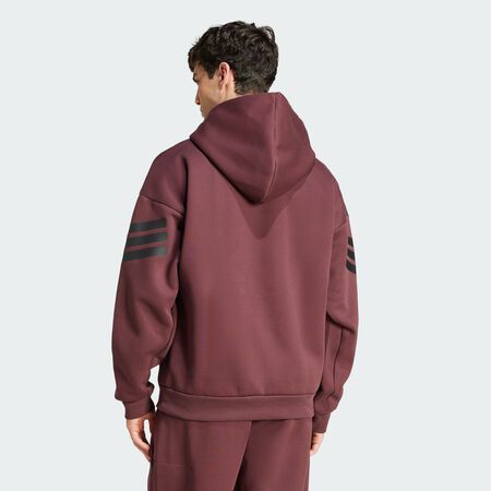 ADIDAS SPORTSWEAR Sweat-shirt à capuche 3 bandes Future Icons Aurora Ruby / Brown HOMME