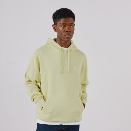 HOODIE CLUB SMALL LOGO : JAUNE/BLANC