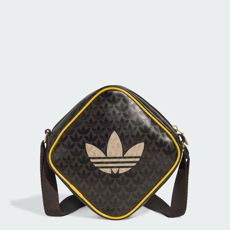 ADIDAS ORIGINALS Sac Monogram forme losange Dark Brown MIXTE